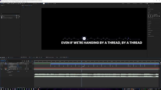 After Effects Tutorial - Karaoke Bouncing Ball смотреть онлайн