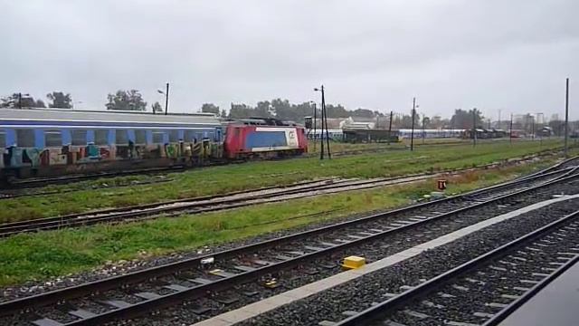 ADtranz 220 026 at Rentis depot (02/01/11) смотреть онлайн