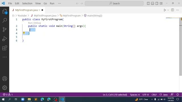 Compile & Run Java Program using Command Prompt смотреть онлайн