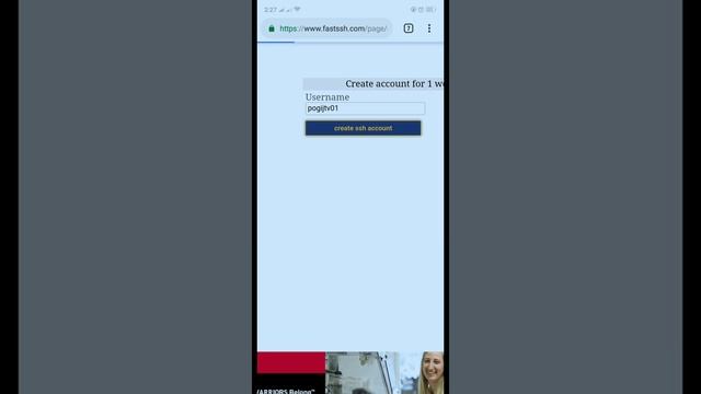 How to create ssh account on Fastssh смотреть онлайн
