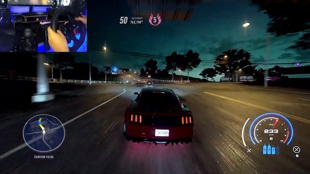 Rebuilding Wrecked Ford Mustang GT - Need For Speed Heat | Logitech G29 Gameplay смотреть онлайн