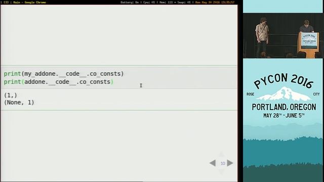Scott Sanderson, Joe Jevnik - Playing with Python Bytecode - PyCon 2016 смотреть онлайн
