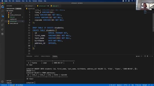W5D3: SQL Basics (1 of 3) смотреть онлайн