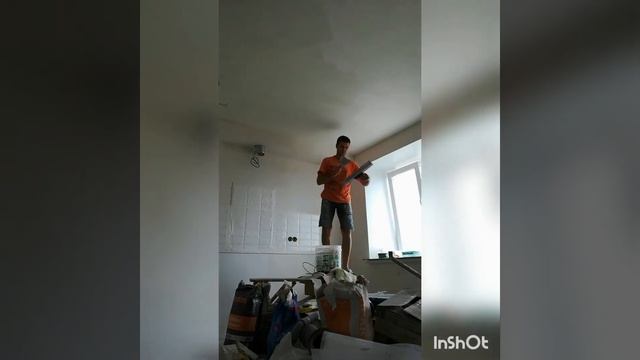 Шпатлевка шетроком под покраску.