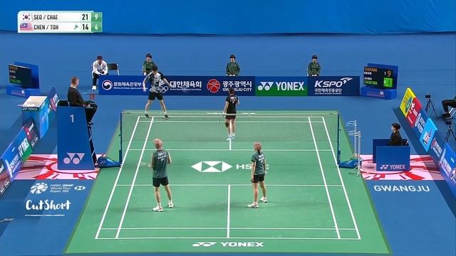 SEO Seung Jae & CHAE Yu Jung vs CHEN Tang Jie & TOH Ee Wei |Korea Masters 2023 | SF смотреть онлайн