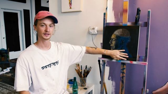 Developing a SKETCH into a PAINTING - (Full Process) смотреть онлайн