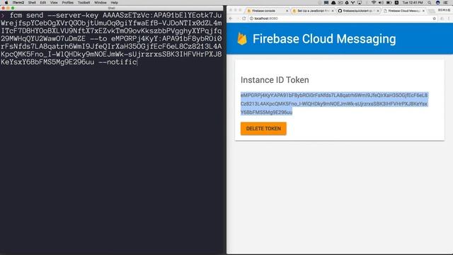 Firebase Cloud Messaging 간단하게 테스트하기 (Introduce Firebase Cloud Messaging Testing) смотреть онлайн