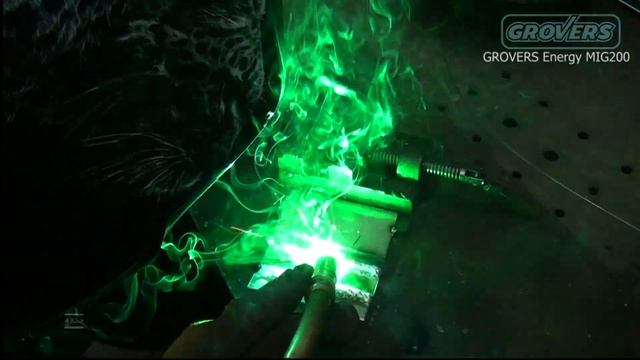 Как сваривать алюминий простым полуавтоматом? на примере GROVERS Energy MIG200 2021г