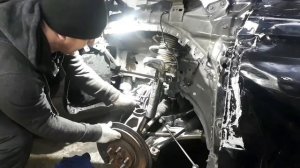 Ford focus 3 рестайлинг замена, ремонт стойки амортизатора.