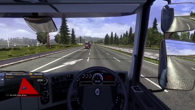 Euro Truck Simulator 2 - Renault Premium Excellence Transporting 23 Tons of Frozen Food смотреть онлайн