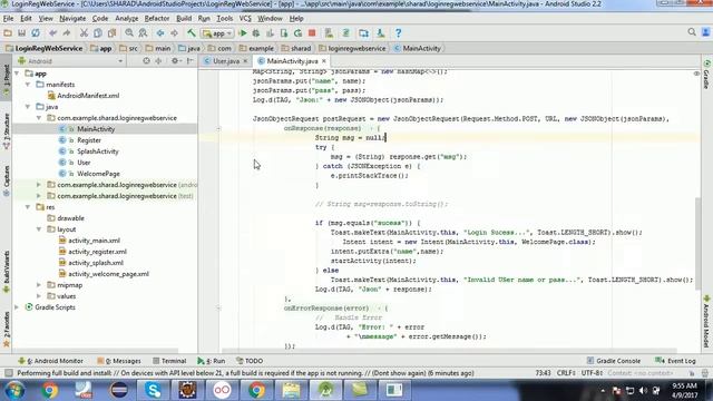 Android MySQL-Tutorial No-12 User Session Using Shared Preferences(In Hindi) смотреть онлайн
