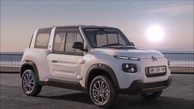 Электрический кабриолет Citroen E-Mehari. смотреть онлайн