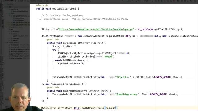 Java Android App using REST API - Network Data in Android Course смотреть онлайн
