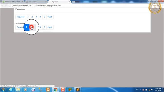 Qhia website bootstrap4 pagination part13 смотреть онлайн