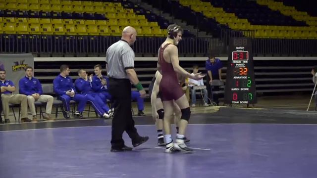 Minnesota State's Andrew McFall pins Northern State's Matthew Leier смотреть онлайн