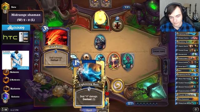 Hearthstone: Kolento plays midrange shaman (#36) смотреть онлайн