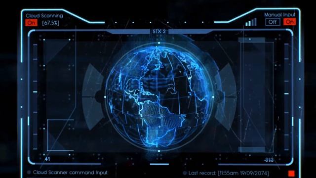 Cloud Scanner - UI / FUI Design and Animation смотреть онлайн