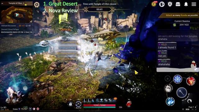 [BlackDesertMobile]Day 1 Great Desert, All Hidden Quest & Temple Locations, Strategy for All Temple смотреть онлайн