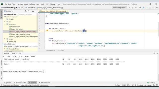 0 7 - Get Started with Locust : Run script with multiple users смотреть онлайн
