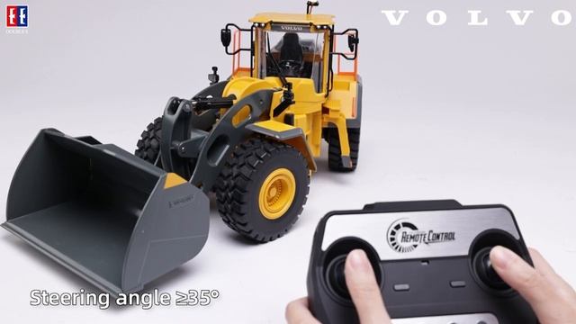 Remote Control Wheel Loader Volvo L260H | Double E E592 demonstration смотреть онлайн