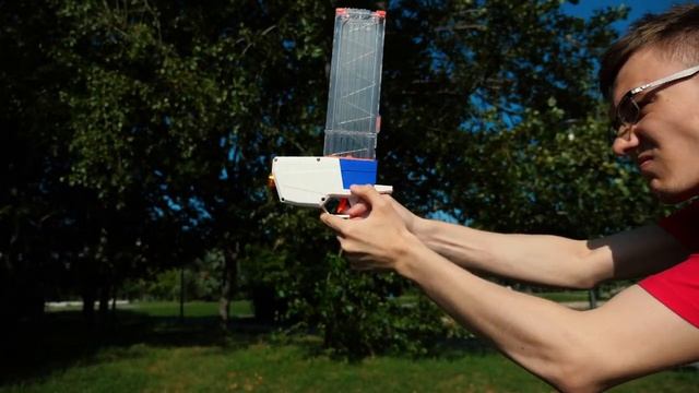 nerf бластеры ХЛАМ! Лучший пистолет Worker Hurricane // Дизмон смотреть онлайн