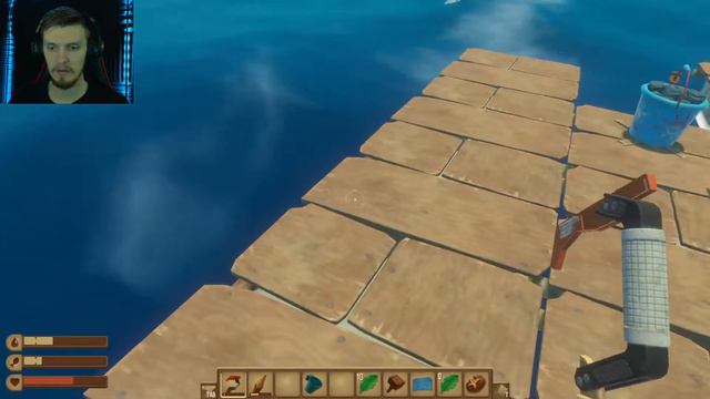 Raft v1.07 #1 МОРЕ ГОЛОД ПЛОТ смотреть онлайн