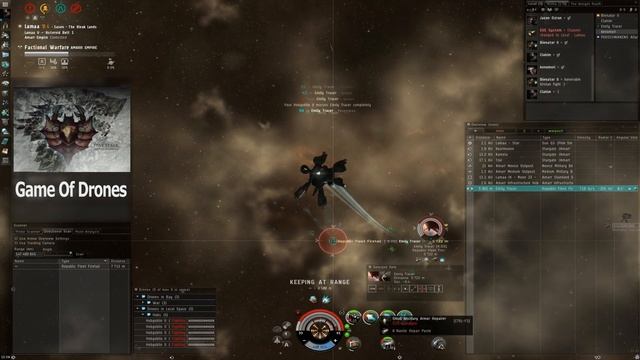 Eve Online Tristan Solo PvP - 'Games Of Drones' смотреть онлайн
