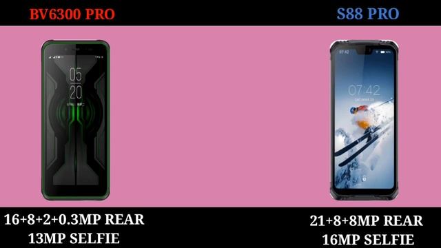 Blackview BV6300 Pro vs Doogee S88 Pro смотреть онлайн