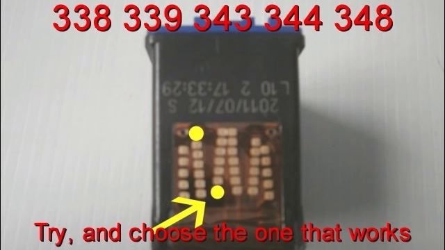 Level reset instructions HP inkjet cartridge n.21 22 27 28 46 56 57 58 338 339 343 344 348 смотреть онлайн