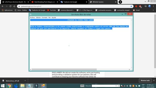 ERROR 404 ROBLOX (HACKS) смотреть онлайн