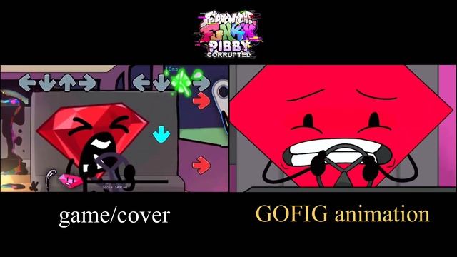 V2 PIBBY x ANNOYING ORANGE x RUBY | BFDI GLITCH | GAME x FNF ANIMATION comparison смотреть онлайн