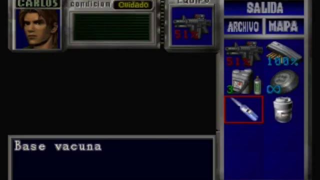 Resident Evil 3, Némesis (PSX) - Puzzle 8, Niveles de VACUNA DEL HOSPITAL смотреть онлайн