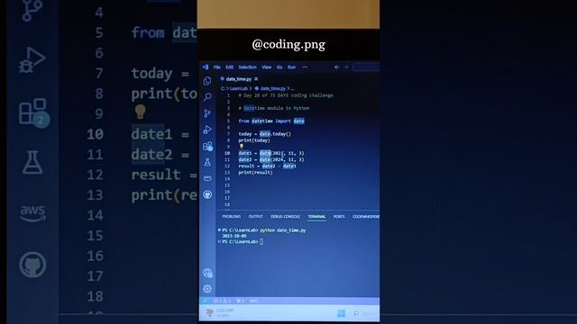 datetime module in Python || Day 28 of 75 || @Codingpng смотреть онлайн