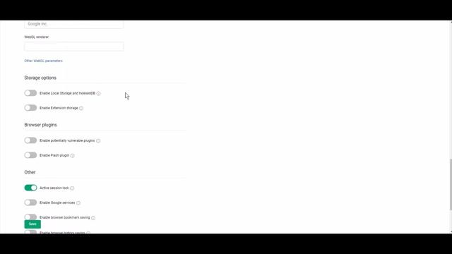 Настройки хранилища в GoLogin смотреть онлайн