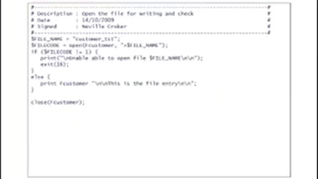 Perl Programming - Section 6 смотреть онлайн