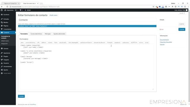 WordPress: Cómo evitar spam en Contact Form 7 con un Honeypot смотреть онлайн