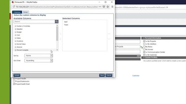 Managing Dashboards in Primavera P6 EPPM смотреть онлайн
