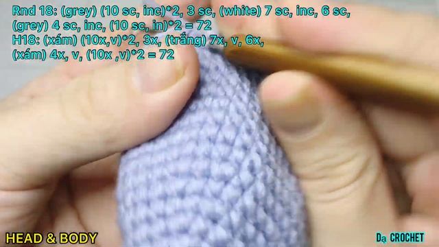 TOTORO CROCHET (part 1) | Hướng Dẫn Móc Chú ToToRo Mập Siêu Dễ Thương | HOW TO CROCHET TOTORO