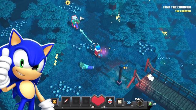 Sonic The Hedgehog Plays Minecraft Dungeons - Creeper Woods! [2] смотреть онлайн