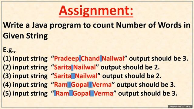 Write a Java program to count Number of Words in Given String | Pradeep Nailwal смотреть онлайн