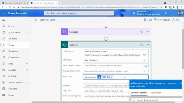 Using OData to filter date in Microsoft Power Automate смотреть онлайн
