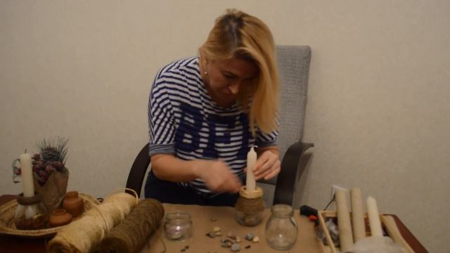 как сделать подсвечник своими руками how to make a candlestick with your own hands смотреть онлайн