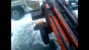 Самодельный комбайн для уборки кукурузных початков.прокрутка Ч.1