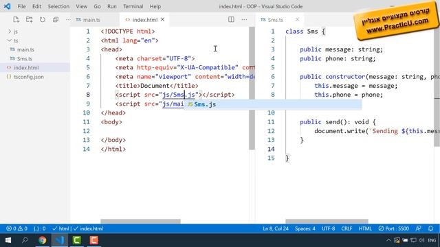 מחלקה Generic ב-TypeScript смотреть онлайн