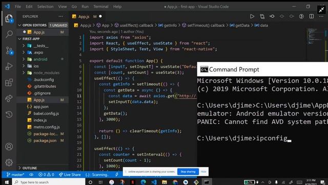 How to make requests with Axios in React Native to an Express API смотреть онлайн