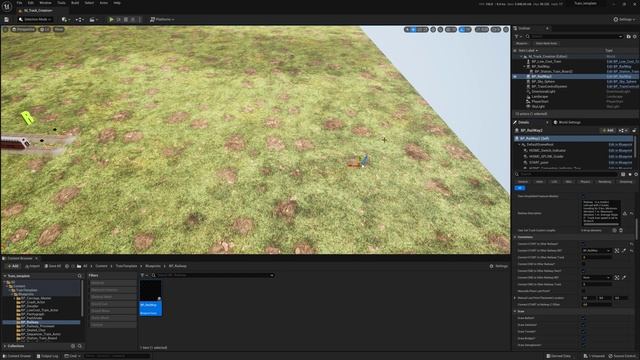 Train Template V2 (UE 5.1 & later): Create a drivable train and a railway in minutes смотреть онлайн