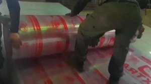 Как мы сматываем сотовый поликарбонат для доставки?