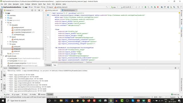 KeyFrame Animaiton in AndroidX | circular imageview | android app development tutorial for beginner смотреть онлайн