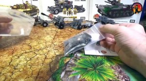 Лего ВОВ - Полковая пушка от Brickmania, Lego Военная Академия выпуск 22
