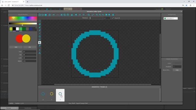 Construct 3 Tutorial - Color Switch #1 - Sprites & Particles - no coding смотреть онлайн